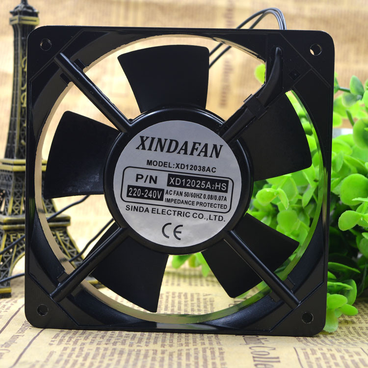 XINDAFAN XD12025A2HS 12CM 220V 12025 เต็นท์ตกแต่งผ้าม่าน