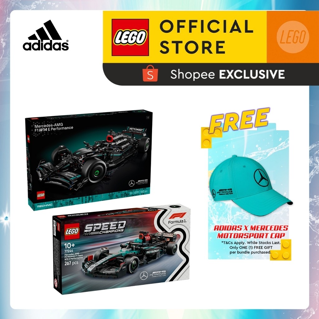 LEGO X ADIDAS MERCEDESAMG F1 PACK 77244 42171