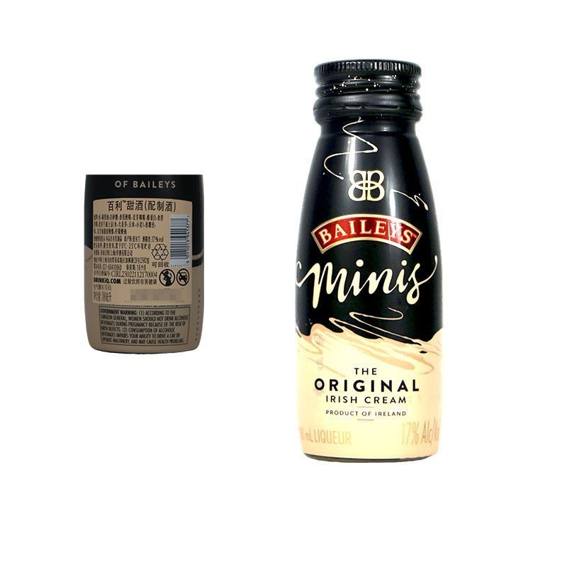 Baileys Baileys Baileys ไวน์หวาน 100ml ไวน์ลํากล้องครีมดั้งเดิม ไวน์บาร์เทนเดอร์ 9.9