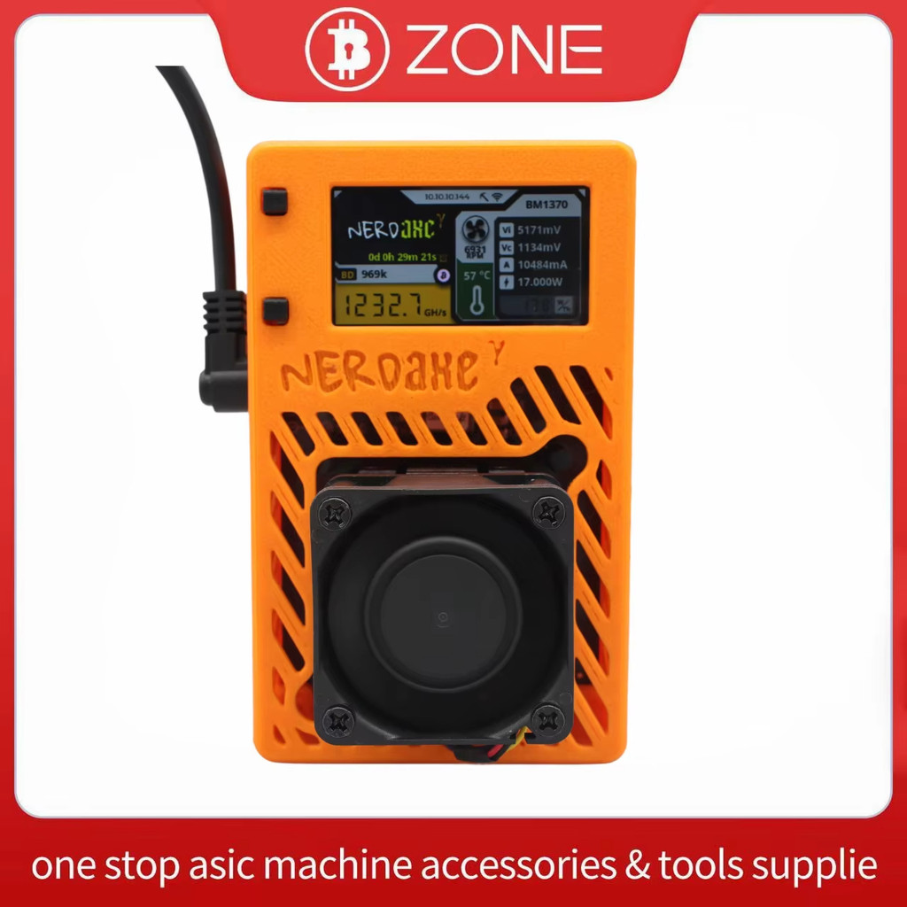 100% Original Nerdaxe Gamma 601 Bitcoin Miner 1.2Th/s BM1370 ชิป Asic จาก S21pro Crypto Home Miner