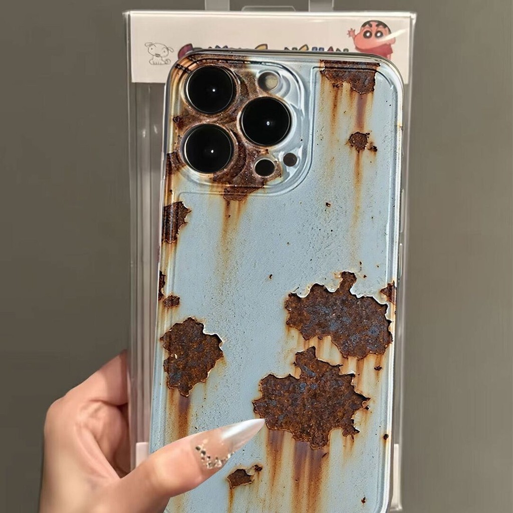 เคสไอโฟน 11 13 For iPhone 12 14 15 17 Pro MAX 14 15 16 Plus X XR XS MAX 7Plus เคสโทรศัพท์ซิลิโคนกันกระแทก แกล้งคน สนิม