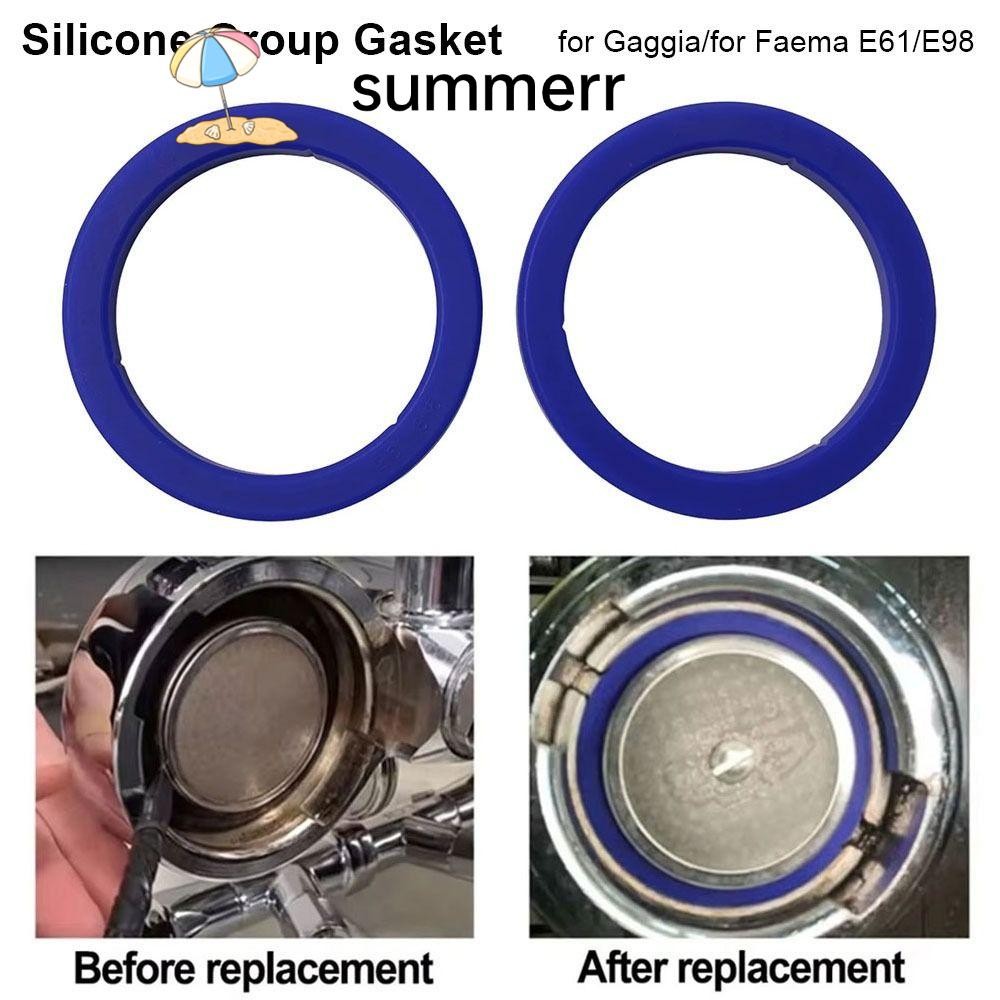 SUMMERR 1 ชิ้นซิลิโคนกลุ่มปะเก็น, 8.5 มม.E61 Group Head Seal Kit, Leakproof O-Ring ปะเก็นสําหรับ Gag