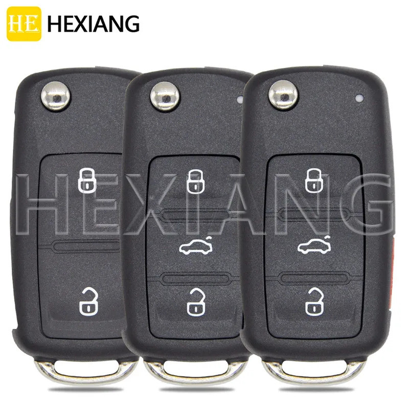 HE 2/3/4 ปุ่มกุญแจรถสําหรับ VW Volkswagen Golf Polo Passat Beetle Tiguan Jetta แคดดี้ Eos Bora Toledo Sagitar Skoda ที่นั่ง