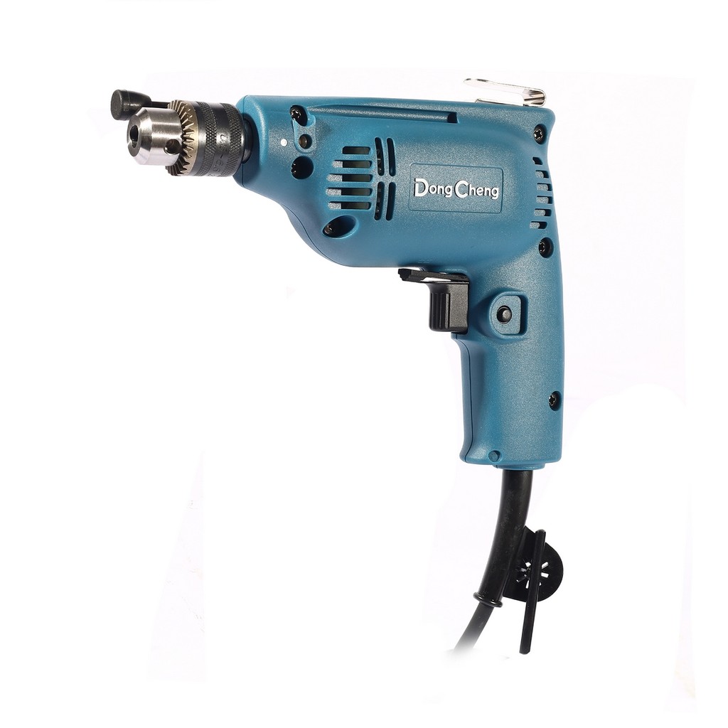 DONG CHENG DJZ02-6A สว่านไฟฟ้า 6.5 มม. ปรับรอบ กำลังไฟ 230W รอบ 0-3800RPM (ดองเช็ง)