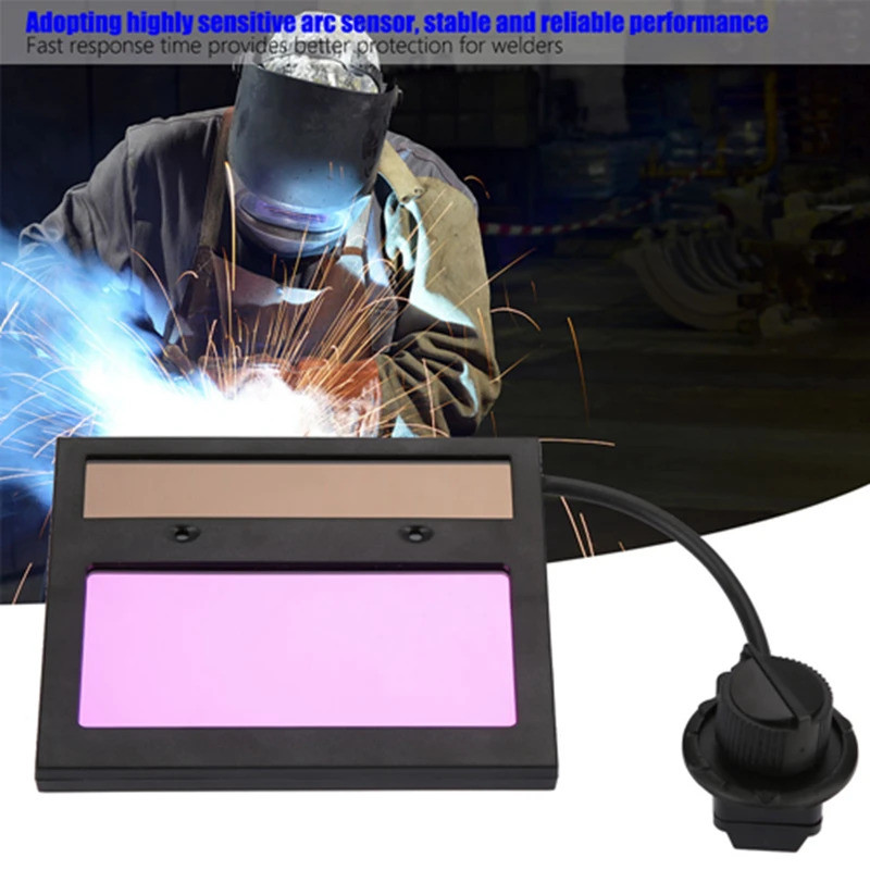 2025Welding เลนส์หมวกกันน็อคเลนส์เชื่อม Auto Darkening TX500C 110*90 มม.แผงพลังงานแสงอาทิตย์เชื่อมหม