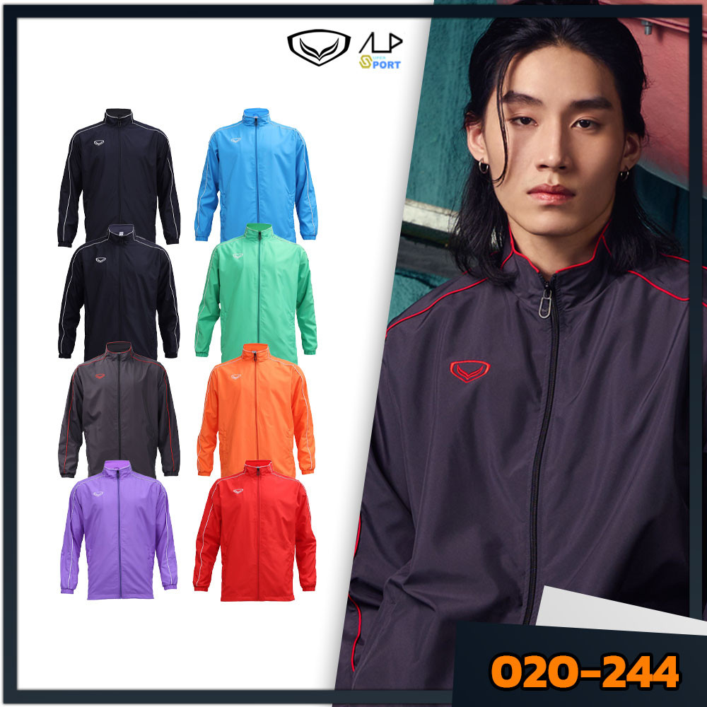💥ลดโหดเหมือนโกรธใคร!💥GRAND SPORT เสื้อแทร็คสูท (Track Jacket) รหัส 020244  ซับในตาข่าย แท้ 100