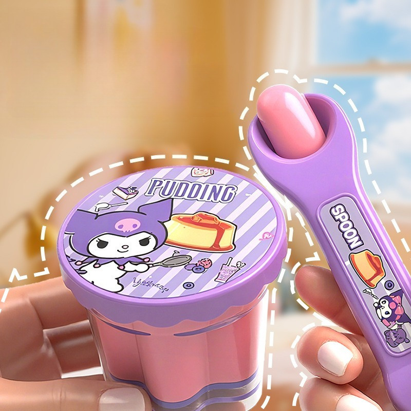 การ์ตูนสตรอเบอร์รี่พุดดิ้งให้อาหารชุดของเล่นสร้างสรรค์และน่ารักให้อาหารเล่นบ้านของเล่นสมองเพิ่มของขวัญ