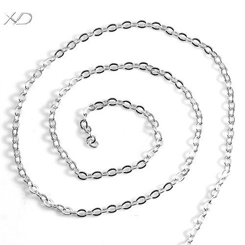 โซ่หูและลวดลาย O สร้อยคอลายเงิน 925 เพอร์เฟกต์สำหรับงานครึ่งเสร็จและอุปกรณ์ประกอบสร้อยข้อมือ RNM7