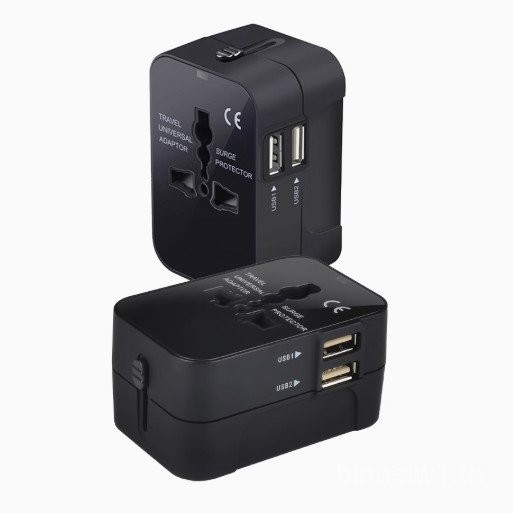 ปลั๊กแปลง USB Global Multi-Function Travel Charger ซ็อกเก็ตการปรับแต่ง Essential สําหรับ Studying Ab
