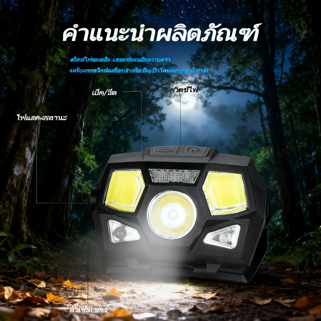 อุปกรณ์ติดตามและชาร์จบatterfly สำหรับการตกปลามาพร้อมโคมไฟยูเอสบี