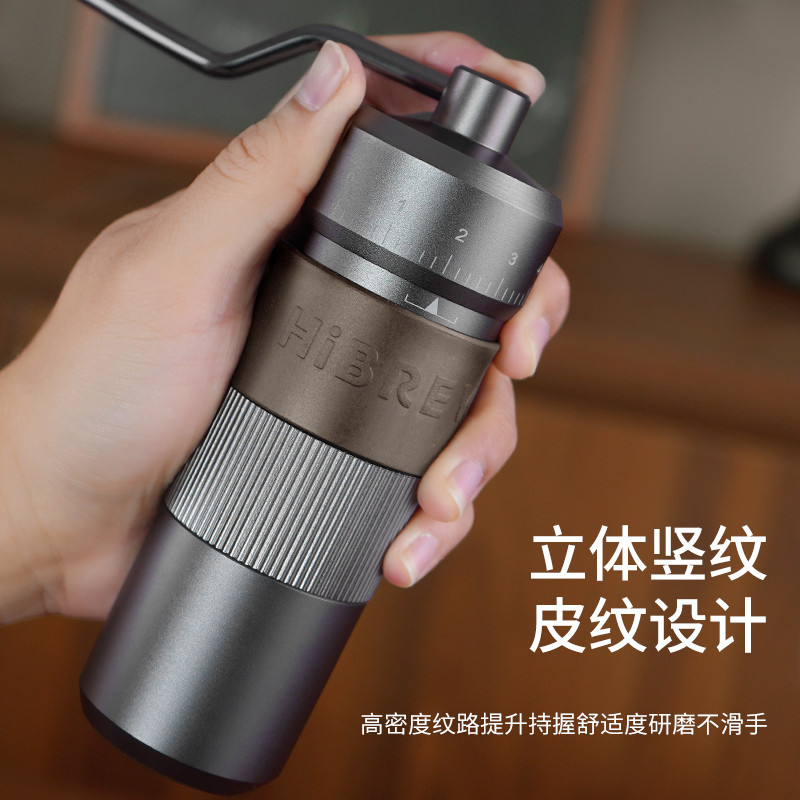 [ประหยัดสุดๆ] แบบพกพาคุณภาพสูง G4B HiBREW Coffee HiBREW เครื่องบดมือเมล็ดกาแฟเครื่องบดด้วยตนเองอิตาเ