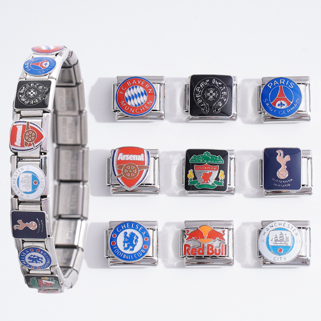 สร้อยข้อมือโมดูลอิตาลี ทําเอง ที่ถอดออกได้ประกอบเครื่องประดับโมดูลเดียว