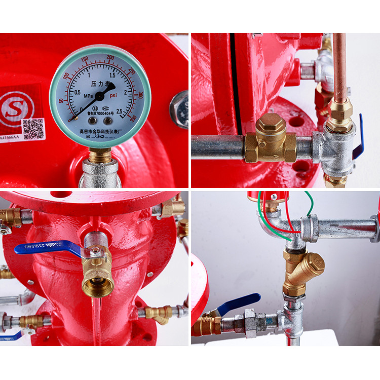 วาล์วฝนไดอะแฟรม ZSFM Fire Rain Alarm Valve DN100 DN150 DN200