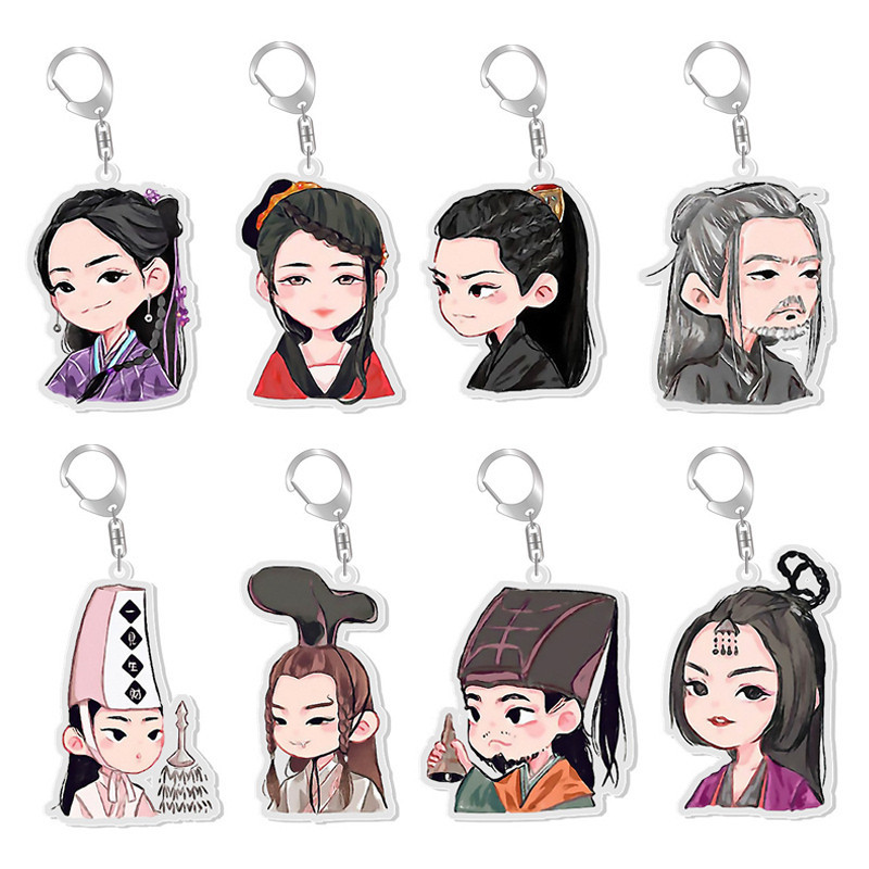 Onur kelime anahtarl Shan o Ling sevili Chenglovehairekil Wen Kexing Zhou Zhou Yishu kolye anahtarlı