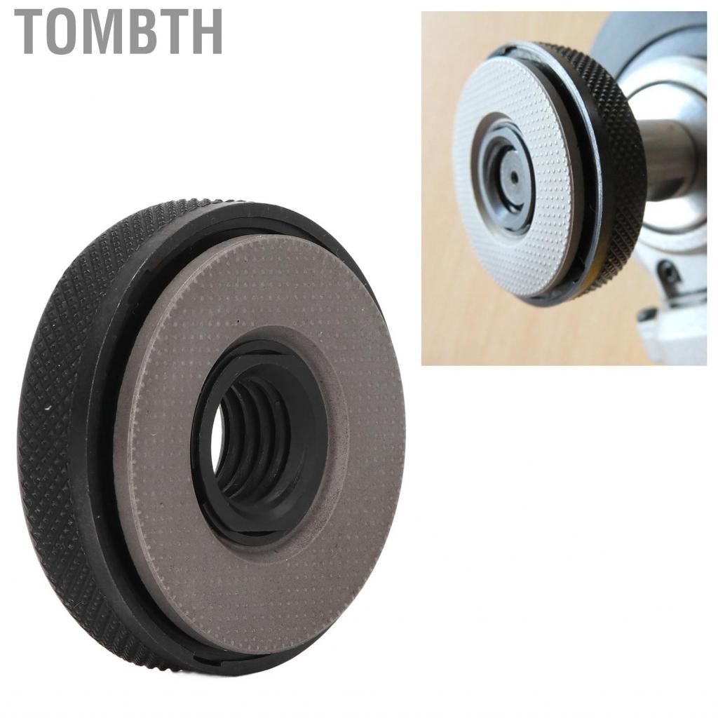 Tombth Tombth Angle Grinder Flange Nut Self Locking M14 Pressure Plate 40cr ทนทานสำหรับดิสก์การตัดโล