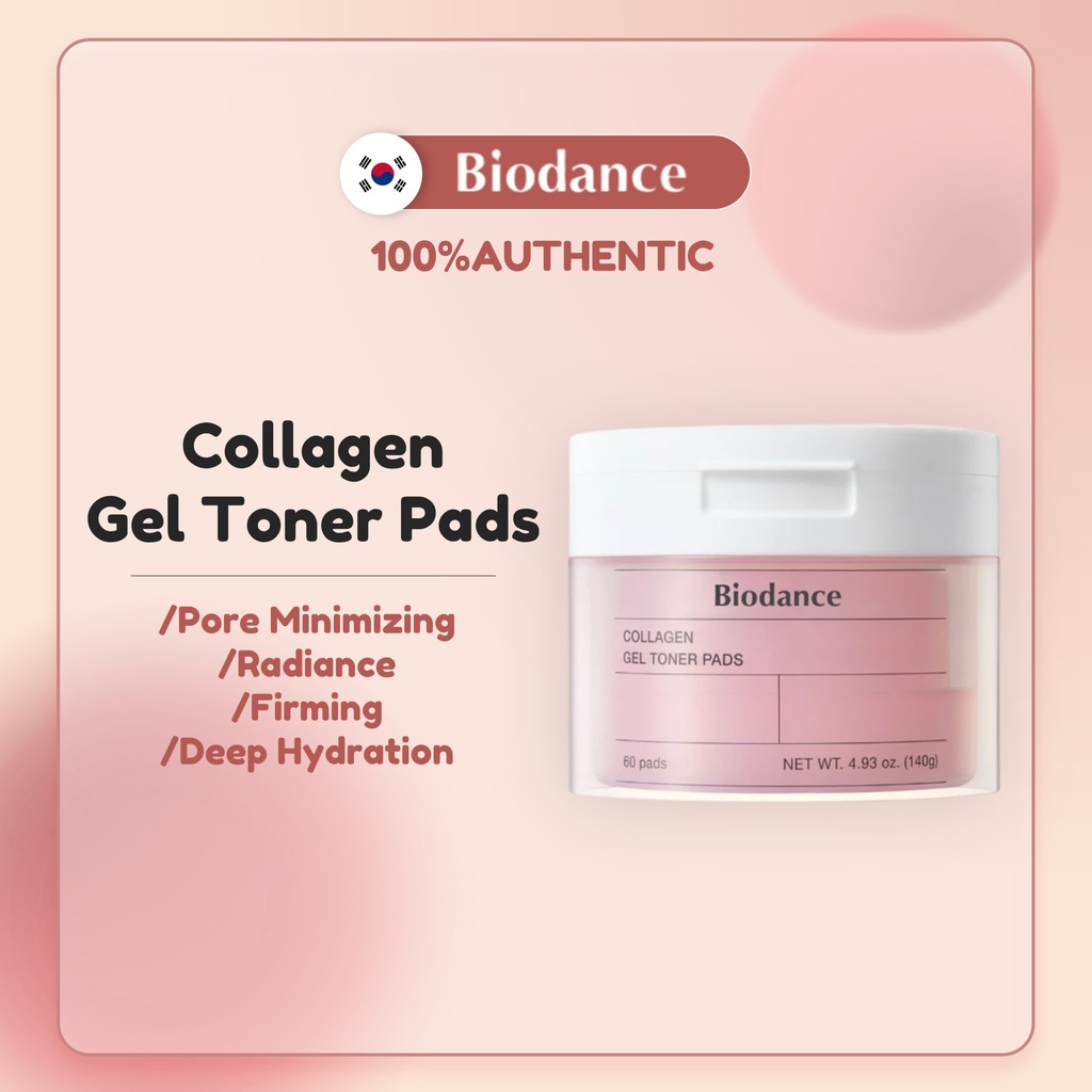 [Biodance] Collagen Gel Toner Pad (60pads) | ZERO Irritation Toner Pad