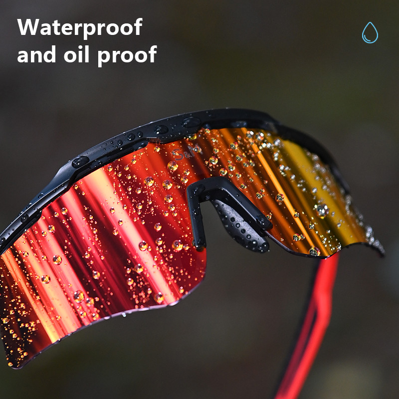 ส&ม 2025 แว่นตาปั่นจักรยานสีสันสดใสใหม่แว่นตาวิ่งมาราธอนมืออาชีพกันลมชายและหญิงเหมาะสําหรับกีฬากลางแจ้งแว่นตาปีนเขา 3 แพ็คแฟชั่นระดับไฮเอ - รูปที่ 5