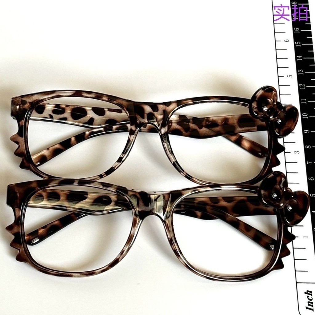 W‌Omen Kitty Leopard Print Y2K Harajuku Streetwear Frame‌