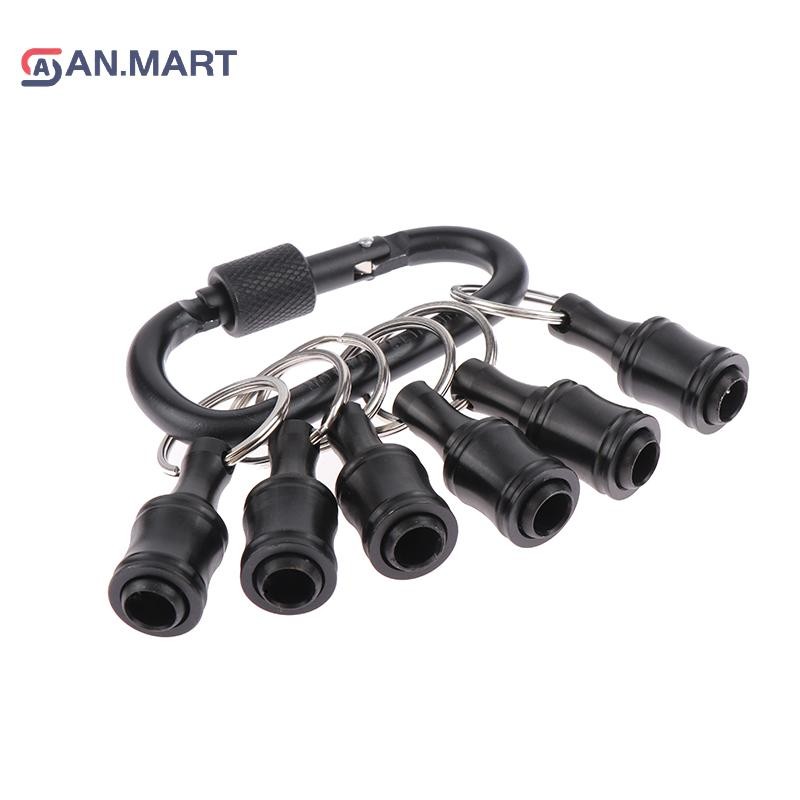 Newwellknownnice 6 ชิ้น/เซ็ต Bit Holder 1/4 นิ้ว Hex ไขควง Bits Holder Extension Bar พวงกุญแจอะแดปเต
