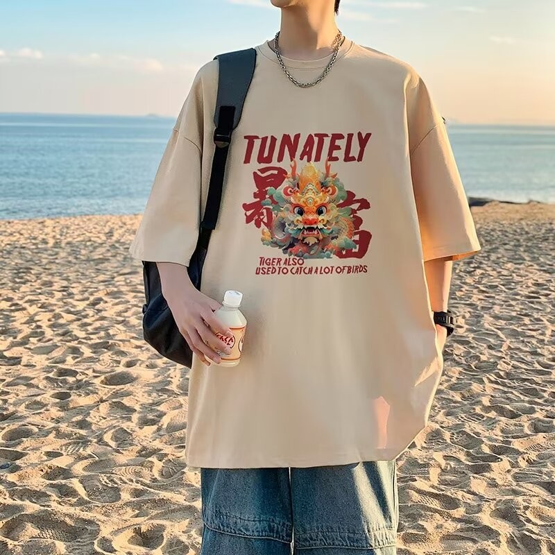 2025 NEW 2025MT1056 Pure cotton 210g Black White Wine Red P17 S-3XLnew23 Q0O5