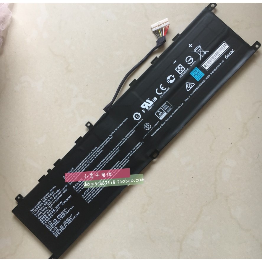 แบตเตอรี่ MSI MSI Stealth 2 GS66 Stealth 10SF MS-1541 BTY-M6M GE76 ดั้งเดิม