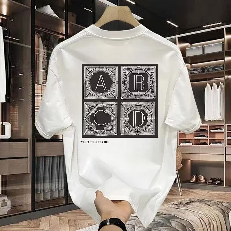 2025 NEW 2025P12 (Combed Cotton) C-909 Black/White/Sizes S-5XL new23 WK8M