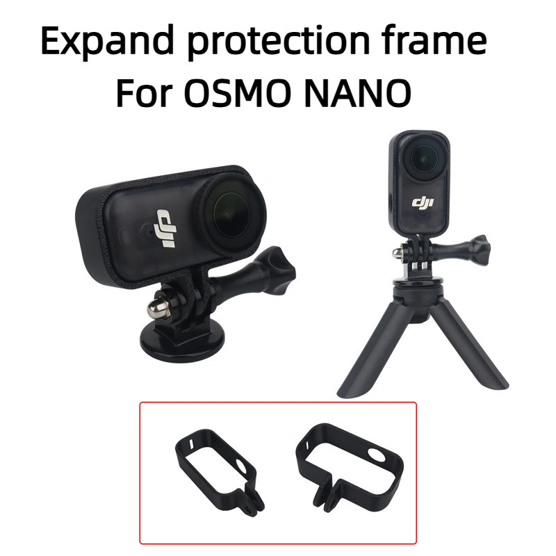 สําหรับ DJI OSMO NANO Thumb กล้องขยายกรอบการถ่ายภาพแนวนอนและแนวตั้งขาตั้งกล้องอะแดปเตอร์กรอบป้องกันอุปกรณ์เสริมกล้อง