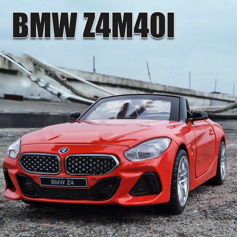 box-packed1:32 Sport Racing Car Model Toy BMW Z4 M40iSports version Free Wheeling High Light Diecast