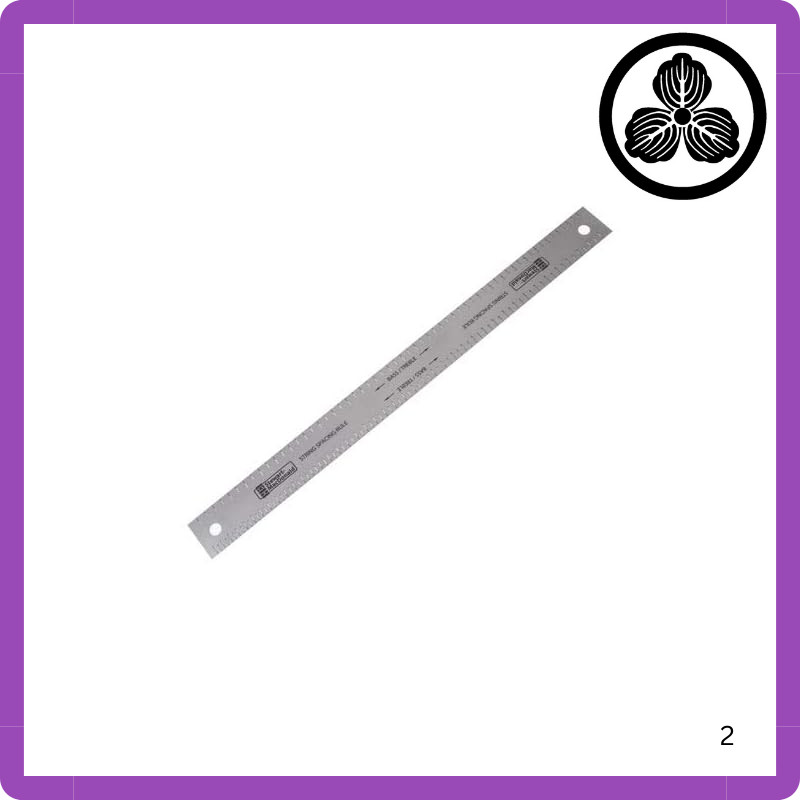 StewMac String Spacing Rule Nut Slot Cutting Gauge [Parallel Import]