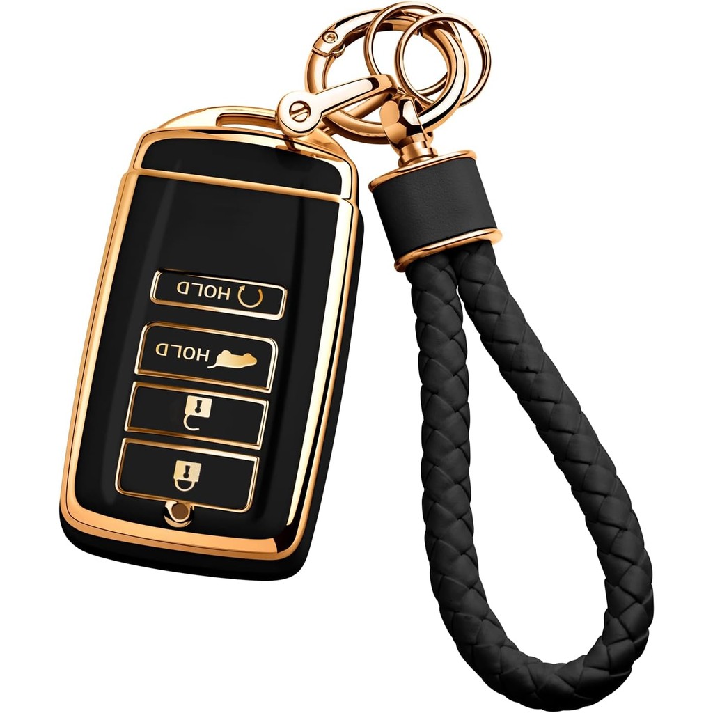 สําหรับ Acura Key Fob พร้อมพวงกุญแจรถ, Soft TPU Key Fob Protector ใช้งานร่วมกับ Acura CDX RDX RLX NS