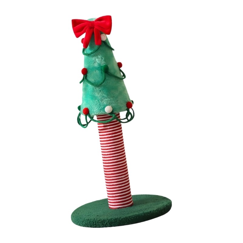 Yao Pet Scratch ลูกแมวลูกสุนัขสําหรับสัตว์เลี้ยง Scratch Resistance Christmas Tree Post Supplies Scr