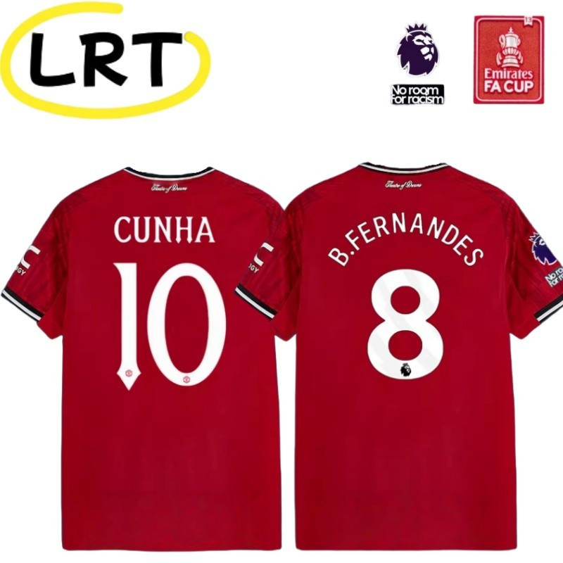 เสื้อยูนิฟอร์มบ้านของแมนยูฯ เวอร์ชั่นแฟนๆ ปี 2025/2026 เสื้อฟุตบอล