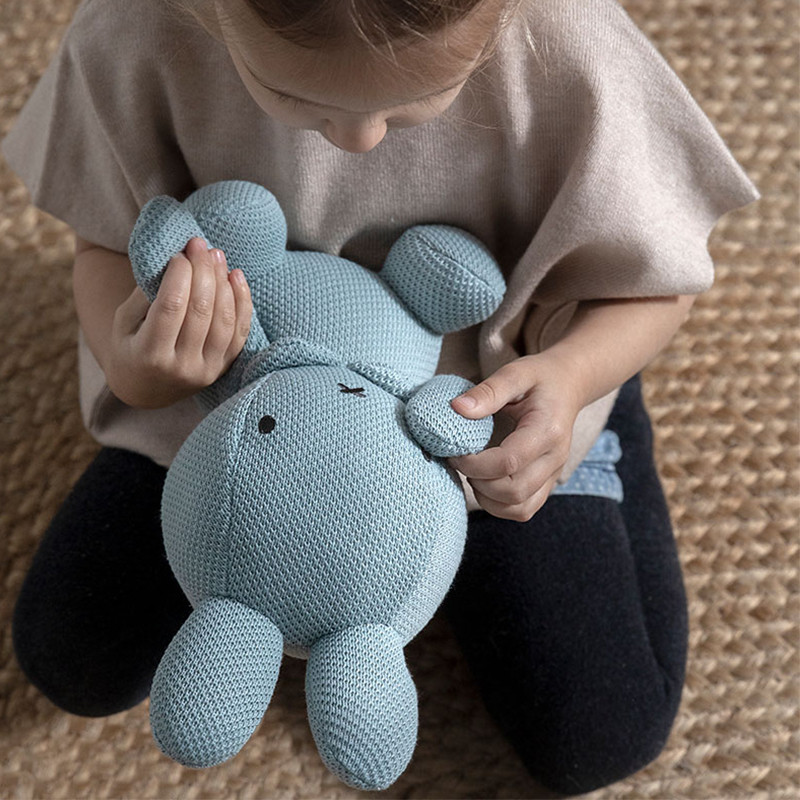 Miffy miffy miffy miffy Rabbit Peekaboo ตุ๊กตาของเล่นตุ๊กตาประกอบของขวัญ Baby Soothing Doll