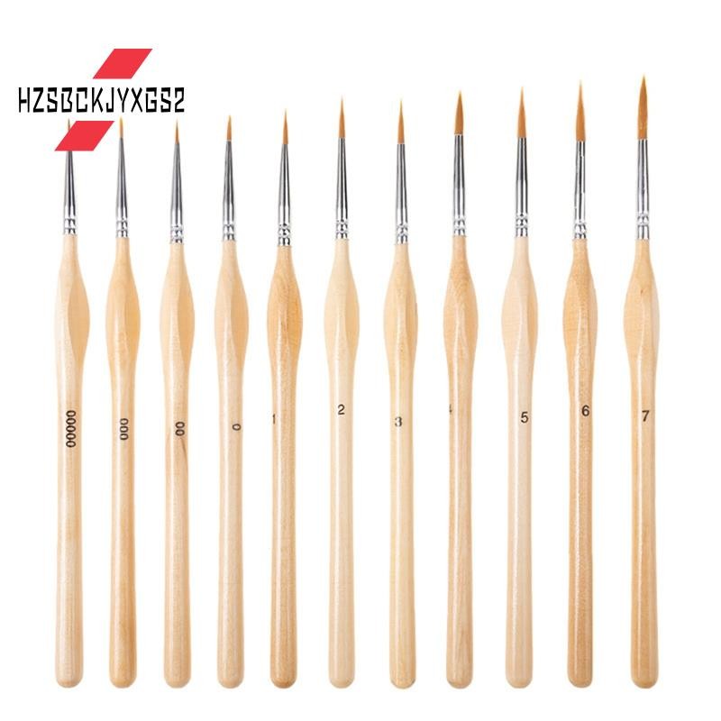 Hzsbckjyxgs2Hook Brush Handle with Ergonomic Grip Painting Detail Brush Artistic Painting Pen