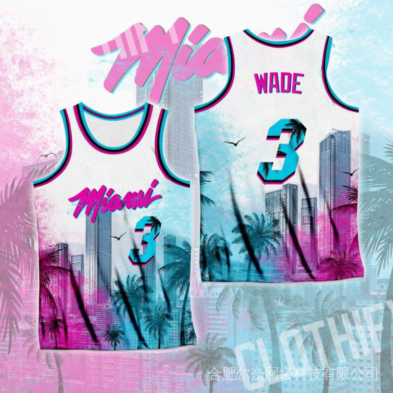 Clothificar NBA JERSEY MIAMI HEAT DWYANE WADE # 3