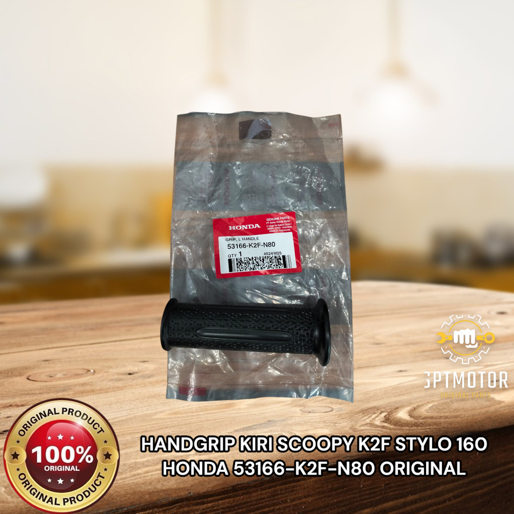 ซ้าย HANDGRIP SCOOPY K2F STYLO 160 HONDA 53166-K2F-N80 ORIGINAL