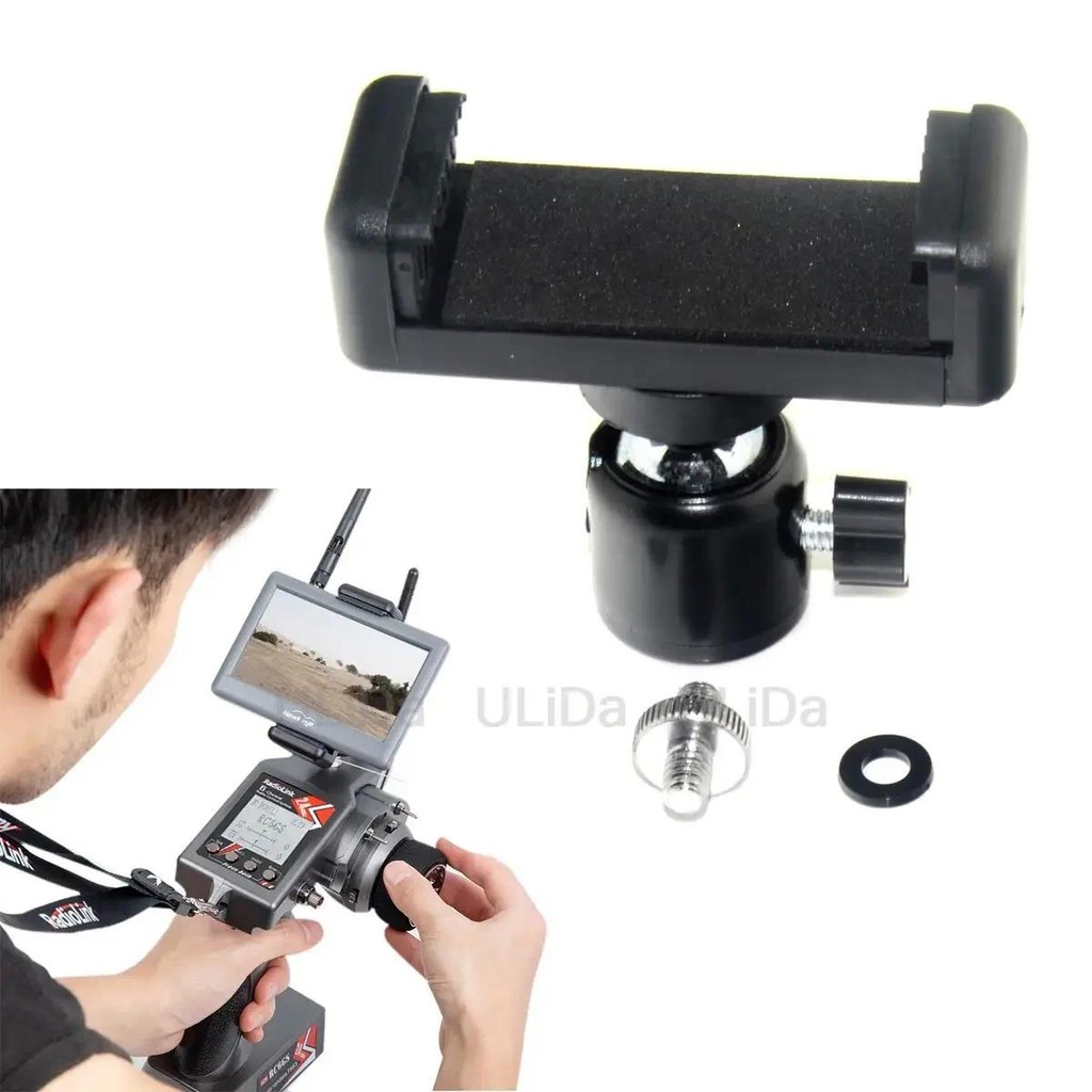 Radiolink FPV จอแสดงผล Monitor ผู้ถือหน้าจอโทรศัพท์มือถือวงเล็บ Mount ขาตั้งพับสําหรับ RC4GS V2 RC6GS V2 RC Controller