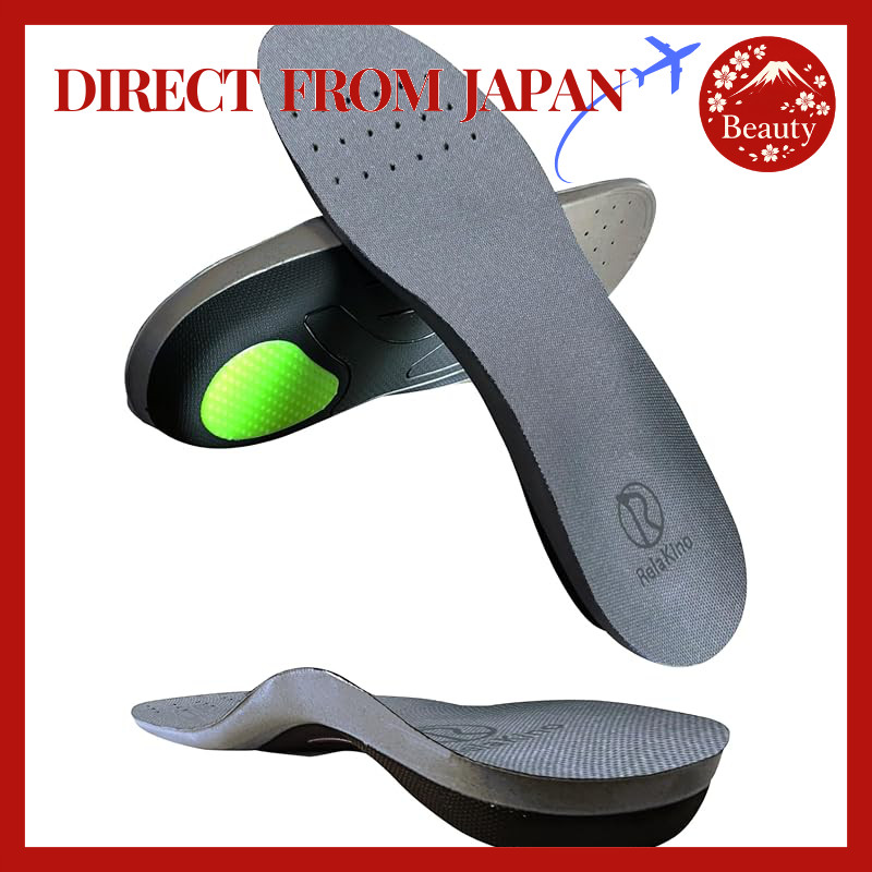Rela Kino High-Quality Insoles with Shock Absorption and Arch Support for Men's and Women's Footwear
