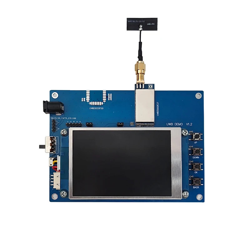 2PCS/Lot UWB3000F27 & UWB3000F00 UWB 6489.6 MHz Bi-Directional Ranging 1.5KM distance range Demo fun