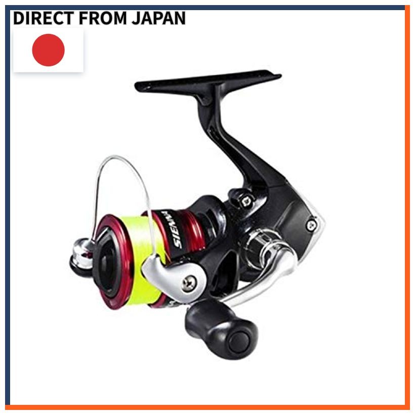 SHIMANO Spinning Reel 19 Sienna 1000 with Line 2号 100m for Ajing, Mebaru, Trout, Sabiki Fishing