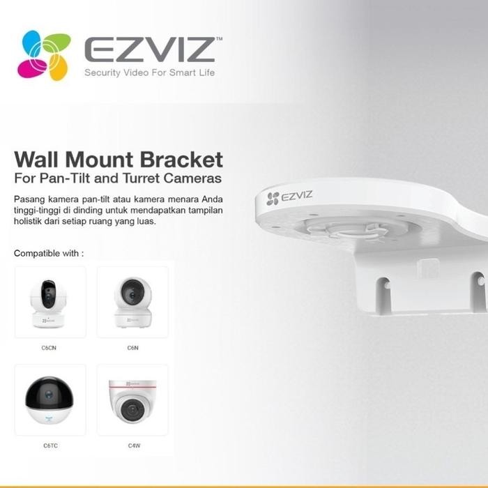 ขายึดกล้องวงจรปิดภายในอาคาร Ezviz C6CN C6N TY1 C4W C6TC CMT ติดผนัง - EZVIZ