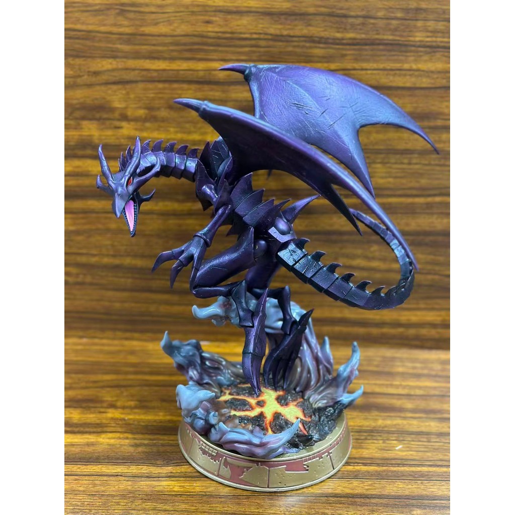【พร้อมส่ง】yugioh figure  ฟิกเกอร์ 4 ตัวแรก Yu-Gi-Oh ฟิกเกอร์มังกรดําตาแดงจริง