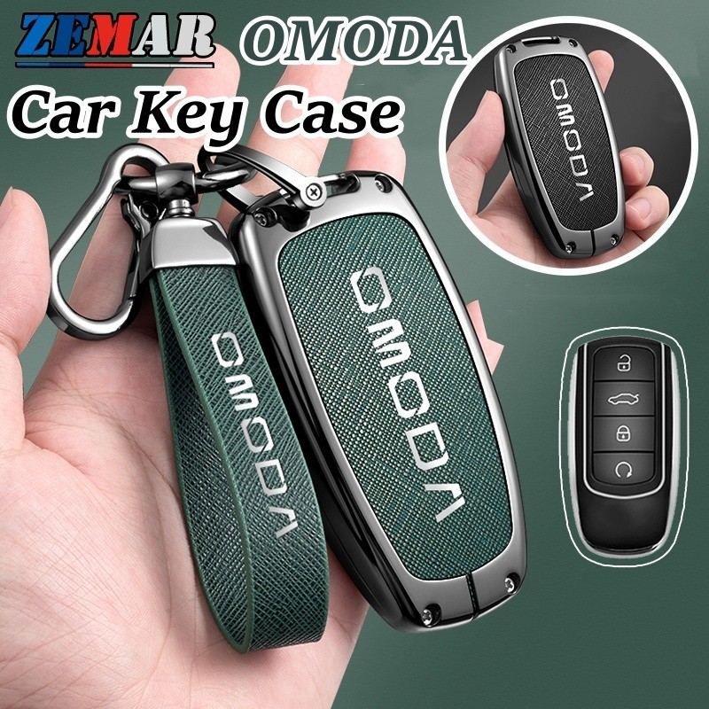Chery Omoda 5 หนังกุญแจรถสังกะสีสมาร์ท Key Case Protector รถ KeyChain พวงกุญแจแฟชั่น Accessorie สําห