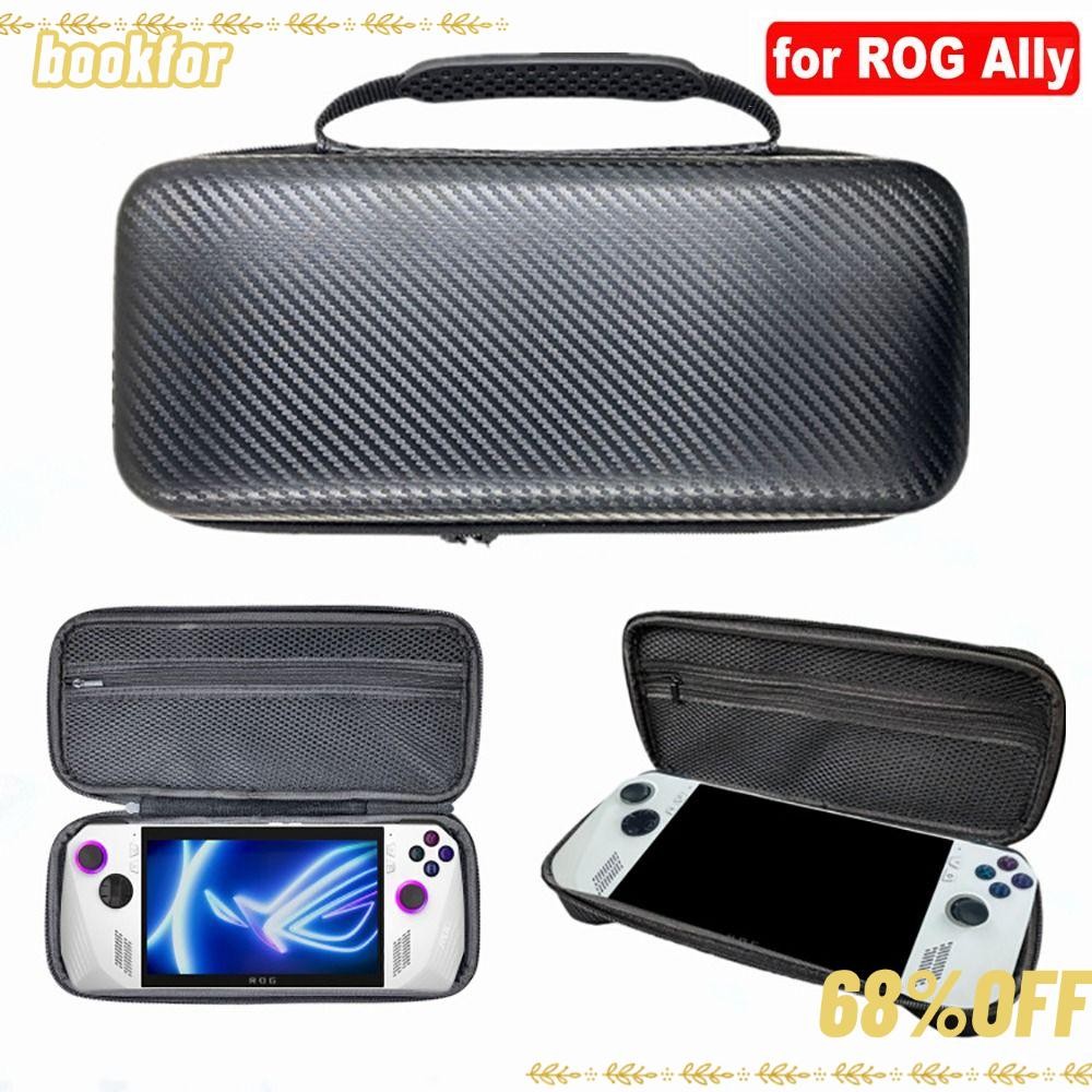 BOOKFOR กระเป๋าพกพา, กระเป๋าเก็บของแบบแข็ง, ตัวป้องกันหน้าจอกันกระแทก Travel กล่องคอนโซลเกมมือถือ As