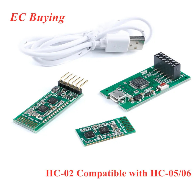 HC-02 บลูทูธ BLE Serial Port โมดูลไร้สายสําหรับ Arduino HC-05 HC-06 HC-USB-T อะแดปเตอร์ดิจิตอล HC 02
