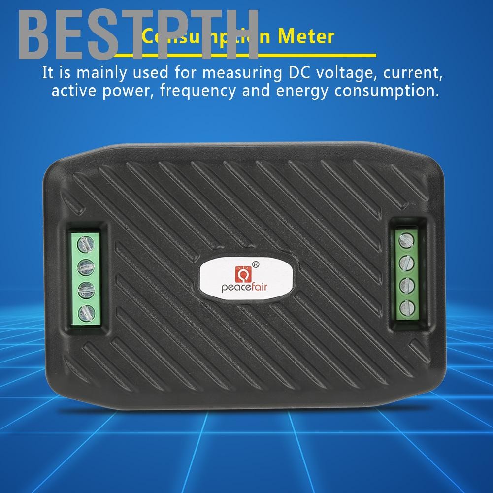 bestpth PEACEFAIR PZEM017 เครื่องวัดพลังงานไฟฟ้ากระแสตรงสำหรับชุดต่างๆ (PZEM-017)