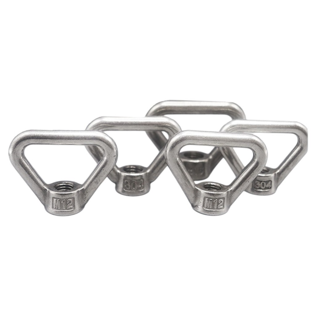 (-XCF)น็อตแหวนสแตนเลส 304 น็อตแหวนสามเหลี่ยม น็อตสี่เหลี่ยมคางหมู M8-M24