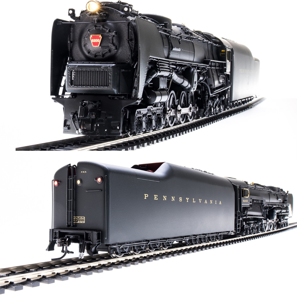Pre-order BLI รถทองแดง PRR Bentie S2 Steam Turbo Locomotive HO รถไฟรุ่นเสียงดิจิตอล