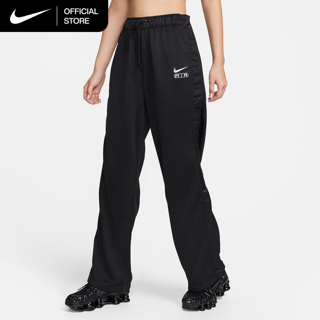 Nike Women's Air Mid-Rise Breakaway Pants - Black [FN1906-010]