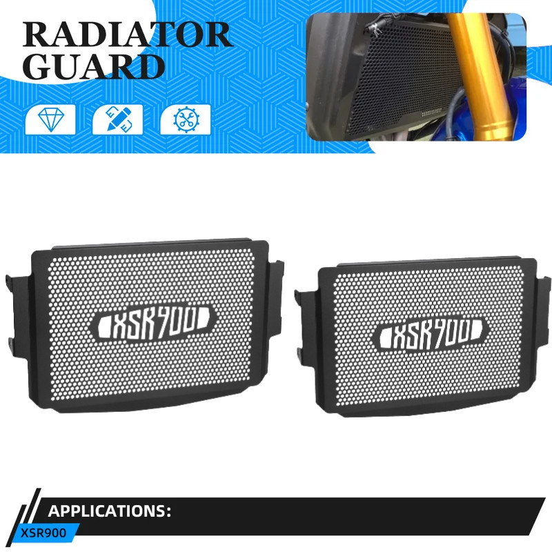 รถจักรยานยนต์หม้อน้ํา Grille GUARD ฝาครอบน้ํามัน Cooler GUARD เครื่องยนต์สําหรับ YAMAHA XSR900 XSR 9